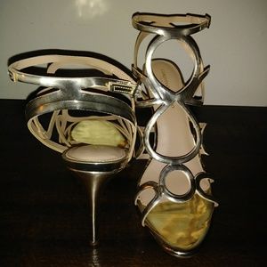 Gold Cut Out Heel